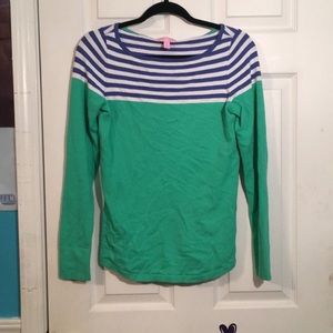 Lilly Pulitzer Blue Striped Sweater